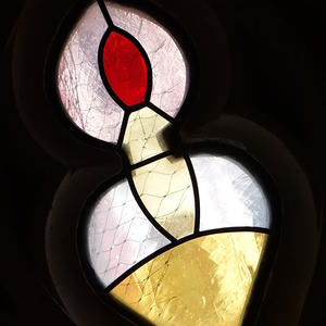 Glasfenster in der Christuskirche Wels