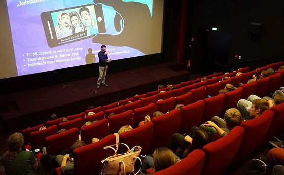 Wanderkino beim Langen Tag der Flucht