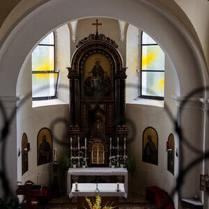 Glasfenster Kapelle Steyr St. Anna