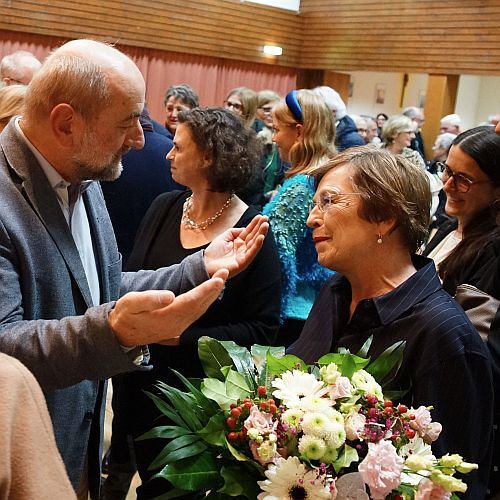 Pfarrer Hans Padinger und Doris Schmidauer
