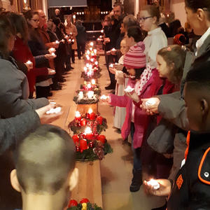 Adventkranzsegnung, Adventmarkt