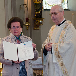 Ehrung langjähriger Kirchenchormitglieder