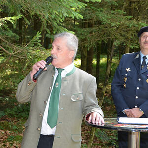 Gedenkfeier Fliegerkreuz in Entholz