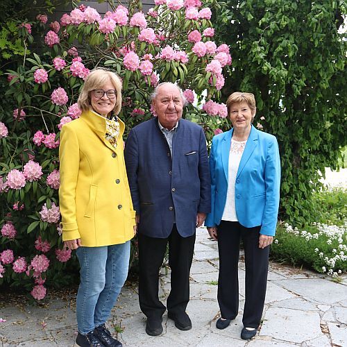 Margarita Eichinger, Prof. Helmut Lang, Maria Stichlberger (v.l.)
