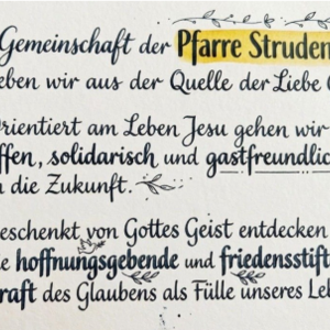 Visionstext der Pfarre Strudengau