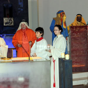 Sternsinger bei den Gottesdiensten