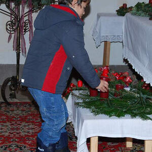 Adventkranzsegnung