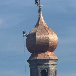 Turmkreuz Erntedanksonntag
