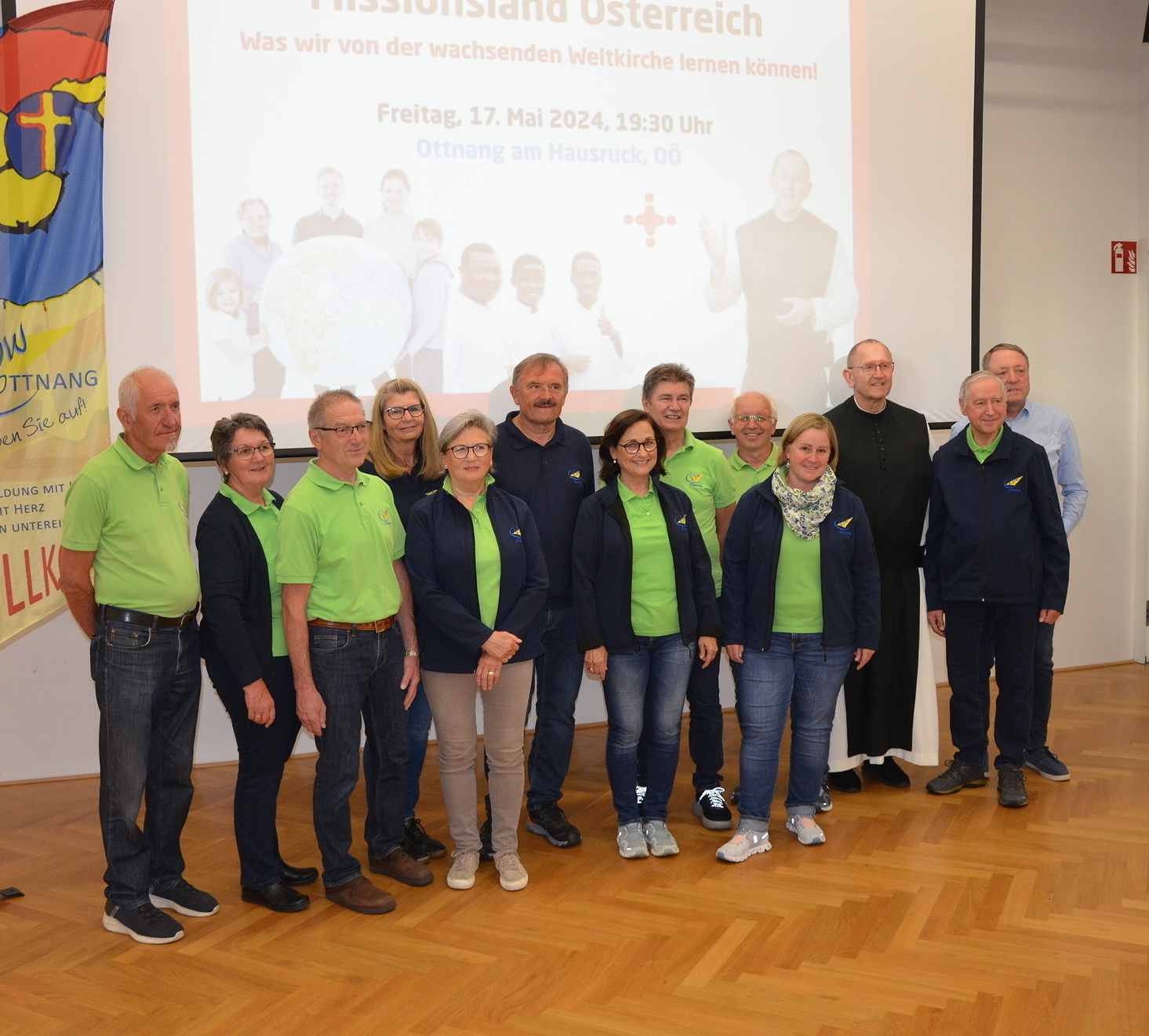 P. Karl Wallner im Pfarrzentrum Ottnang 