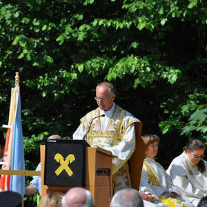 Gedenkfeier 200 Jahre Schlacht um Ebelsberg im Schloßpark