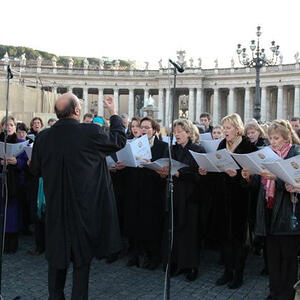 Rom - Christbaum für Papst