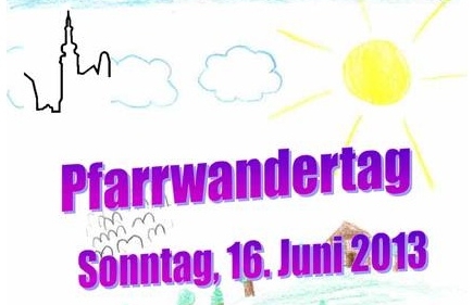 Flyer Pfarrwandertag 2013