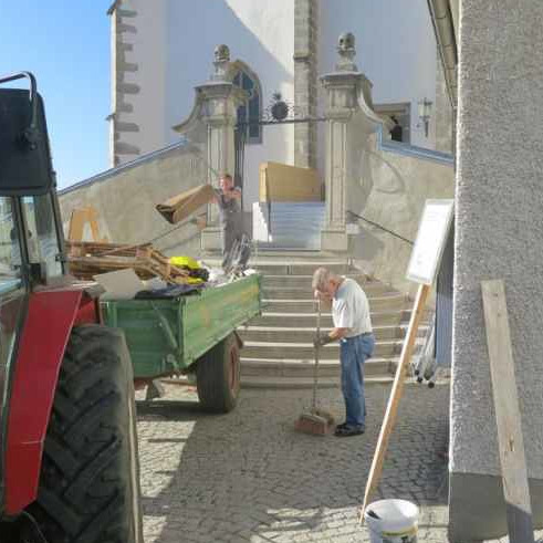 DANKE für die Hilfe bei den Arbeitseinsätzen / © Pfarrgemeinde Kefermarkt Oktober 2015