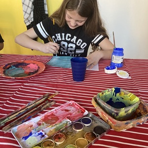 Die Geburtstagskalenderblätter entstehen