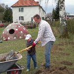 Arbeiten am Familienspielplatz
