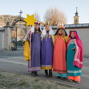 Sternsinger waren unterwegs in Kirchdorf