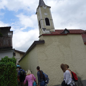 Auf dem Weg Richtung Kirche...