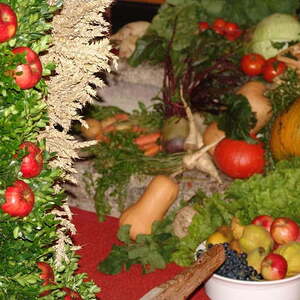 Erntedankfest Kirche Maria Schauersberg 2014