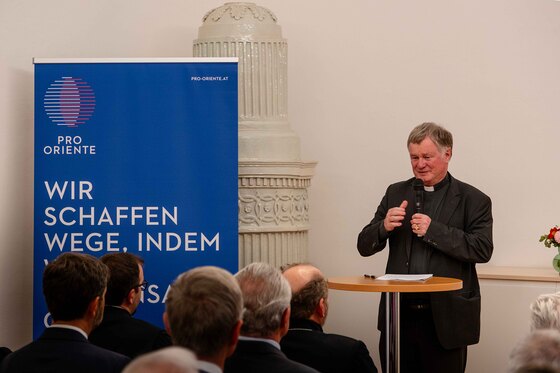 Ökumene Empfang 2026 / © Diözese Linz / Johannes Kienberger Grußworte Diözesanbischof Manfred Scheuer