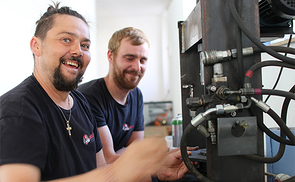 v.l. Mario mit Sigö-Chef Rene Manigatterer