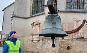 Die älteste Glocke des Geläutes St. Stephan