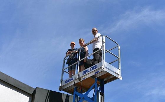 Besichtigung der Photovoltaikanlage