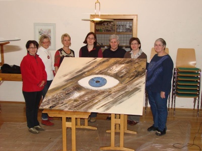 Frauenbewegung gestaltet Bild für Fastentuch