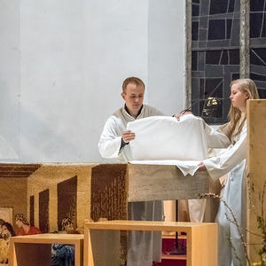 Abendmahlfeier in der Pfarre Kirchdorf