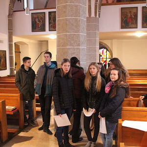 Vorstellung der Firmkandidaten am 13. März 2016