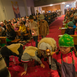 Kindermette in der Pfarre Kirchdorf an der Krems. Gestalltung Jungschar-Team Kirchdorf
