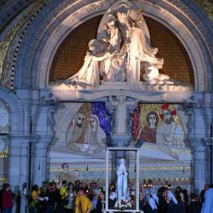 Lourdes, Lichterprozession 