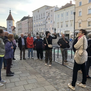 Stadtspaziergang beim Regionstreffen in Wels