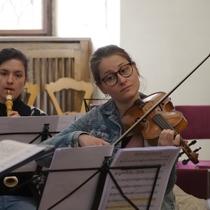 Einspielprobe für das musica sacra-Konzert „Erschallet, ihr Himmel, erfreue dich, Erde“