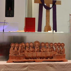 Abendmahlsmesse und Fußwaschung