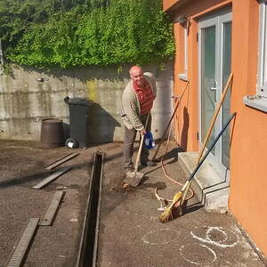 Gartenpflege es Pfarrgartens