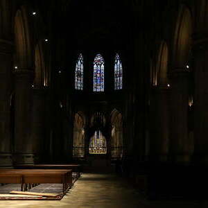 Polieren im Mariendom