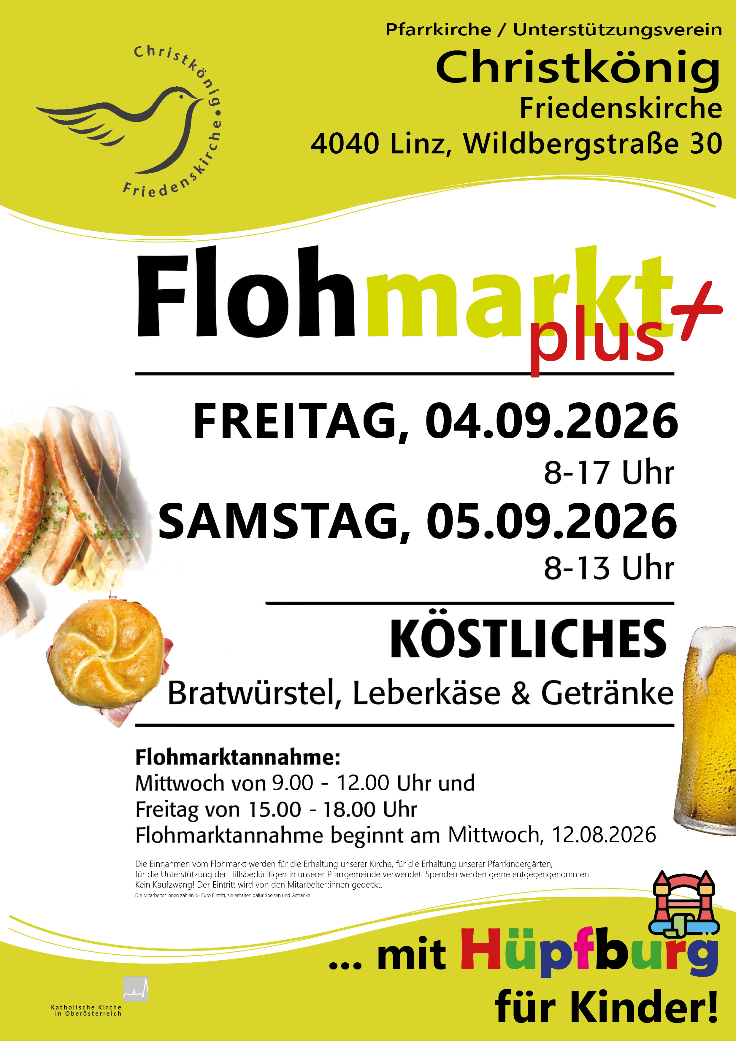 Plakat Flohmarkt 2026 / Christkönig