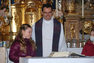 Pfarre Pramet Vorstellung der Erstkommunionkinder 2021