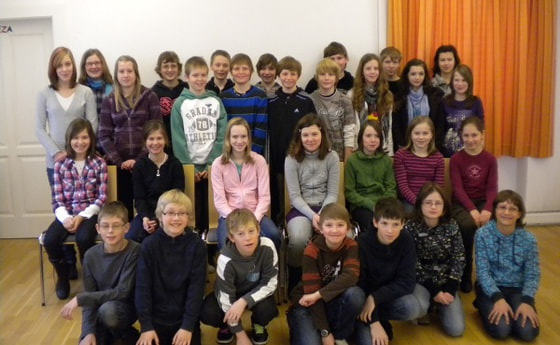                                Die Firmlinge der Pfarre Putzleinsdorf 2010