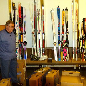 Flohmarktvorbereitungen 