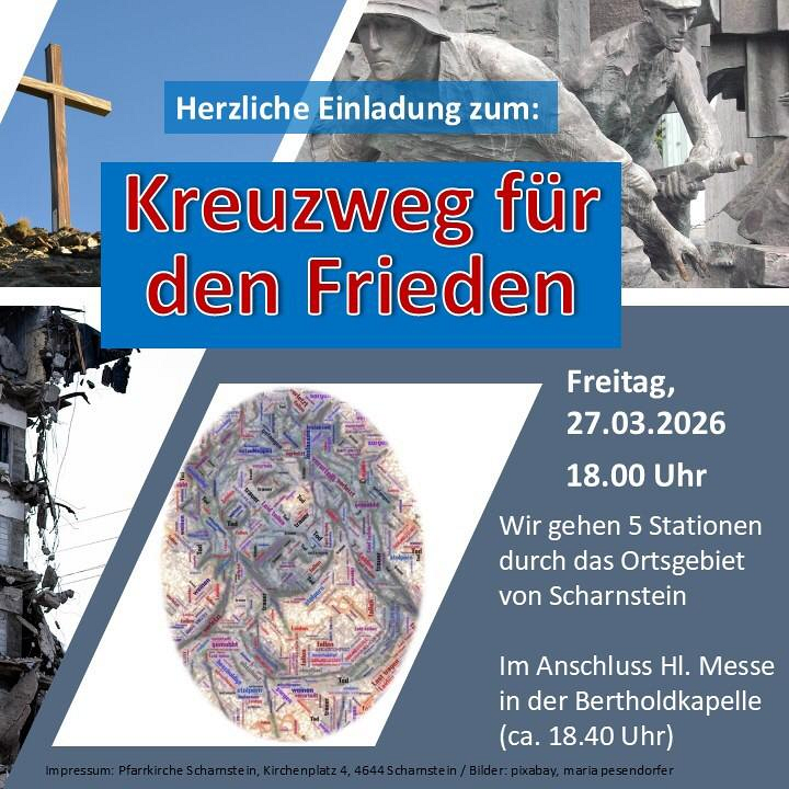 Kreuzweg für den Frieden