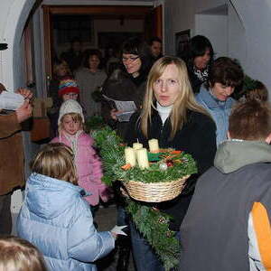 Adventkranzsegnung