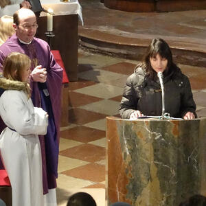 Unsere Lektorin am 4. Advent      