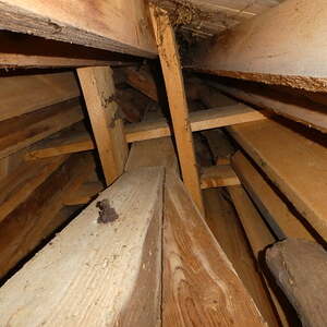 Turmhelm und Hozkonstruktion