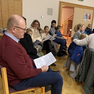 Familienadventkranzsegung