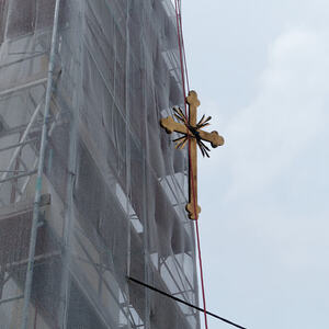 Außenrenovierung der Wallfahrtskirche Hilkering 2016