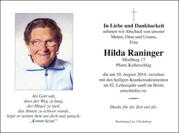 Hilda Raninger