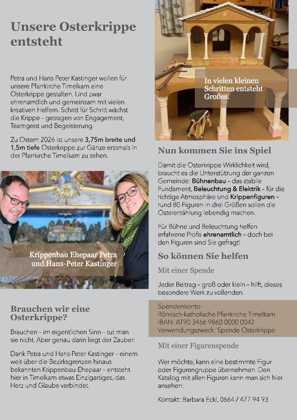 Osterkrippe / Stephanie Groiß