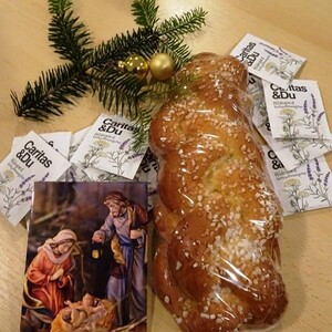 Die Pfarrcaritas der Pfarre Haibach überrascht Menschen mit kleinen Aufmerksamkeiten!