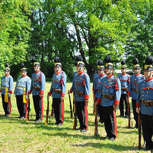 Gedenkfeier 200 Jahre Schlacht um Ebelsberg im Schloßpark